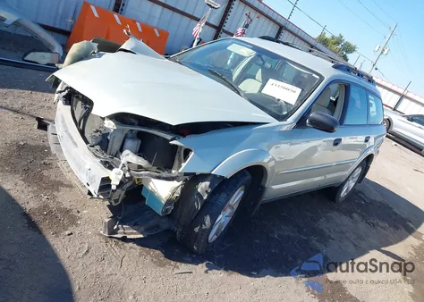 2006 Subaru Outback 2.5I z USA, uszkodzony, nr VIN 4S4BP61C267333795